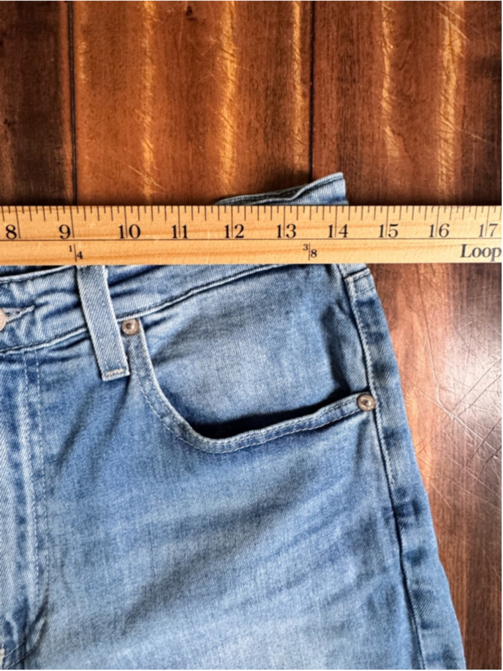 ag jeans wide leg high rise light wash cropped denim - Picture 9 of 12